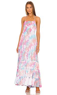 Tiare Hawaii Naia Maxi Dress in Mauve, Turquoise, & Pink Smoke from Revolve.com | Revolve Clothing (Global)