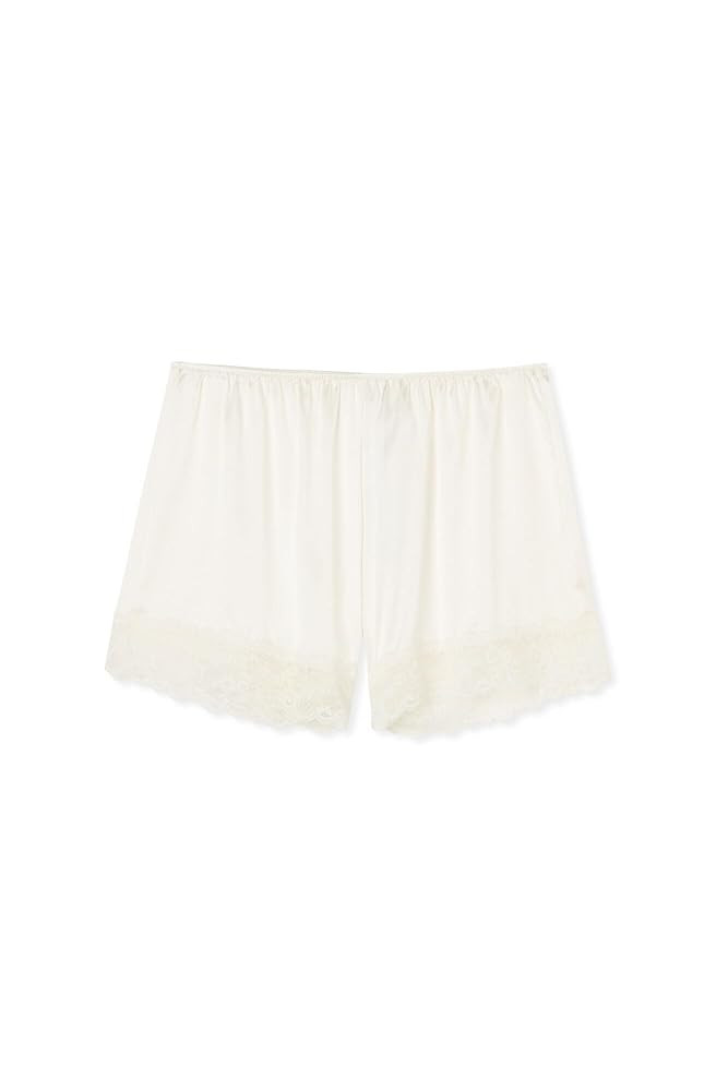Woman's Lace Trim Silk Shorts | Amazon (US)