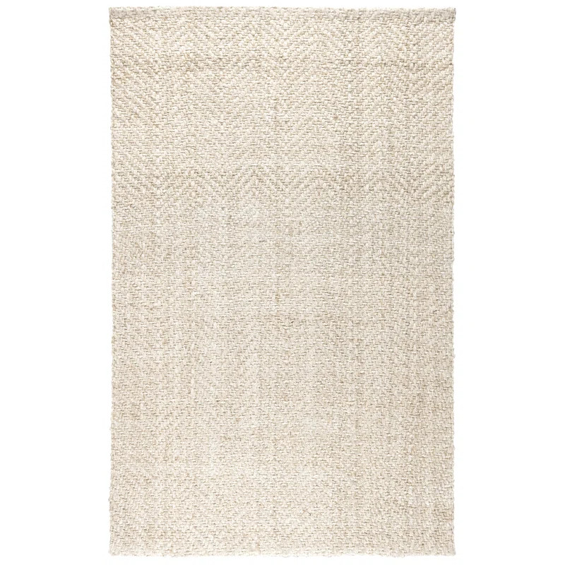 Jiona Handmade Flatweave Jute Ivory Area Rug | Joss & Main