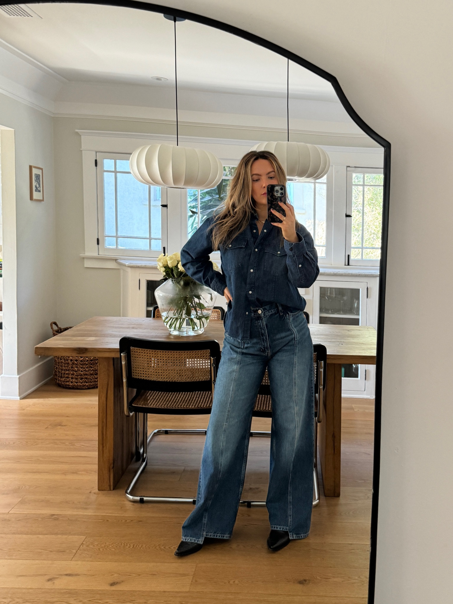 Denim on denim. 

#LTKSeasonal #LTKFallSale #LTKSaleAlert