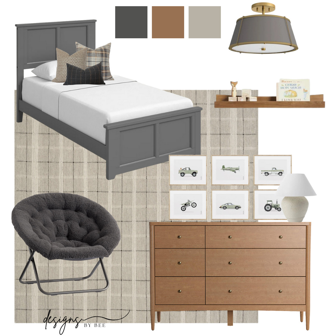 #boysbedroom #toddlerboyroom #teenboybedroom #boysroominspo #bedroommoodboard #boyroomdecor #transitionalbedroom #kidsbedroomdesign #sharedbedroom #timelessdesign 

 