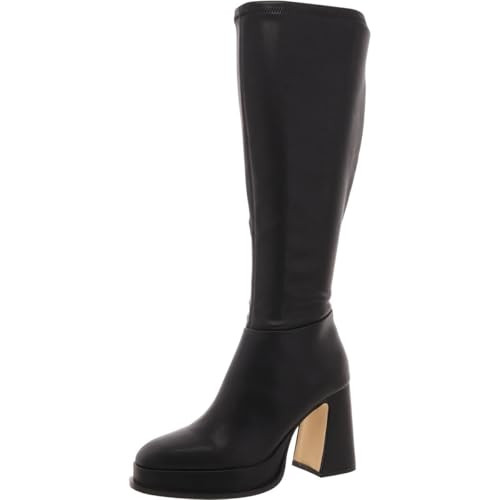 Steve Madden Women's Myndie Knee High Boot, Black, 6.5 | Amazon (US)