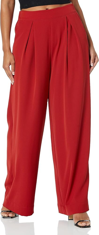 The Drop Women's Flame Scarlet Wide Leg Pant by @kass_stylz | Amazon (US)