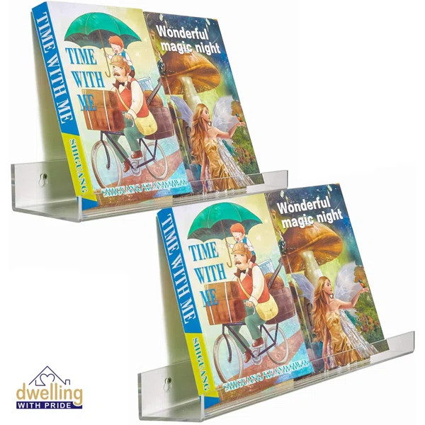 2 Piece Plastic / Acrylic Floating Shelf | Wayfair North America