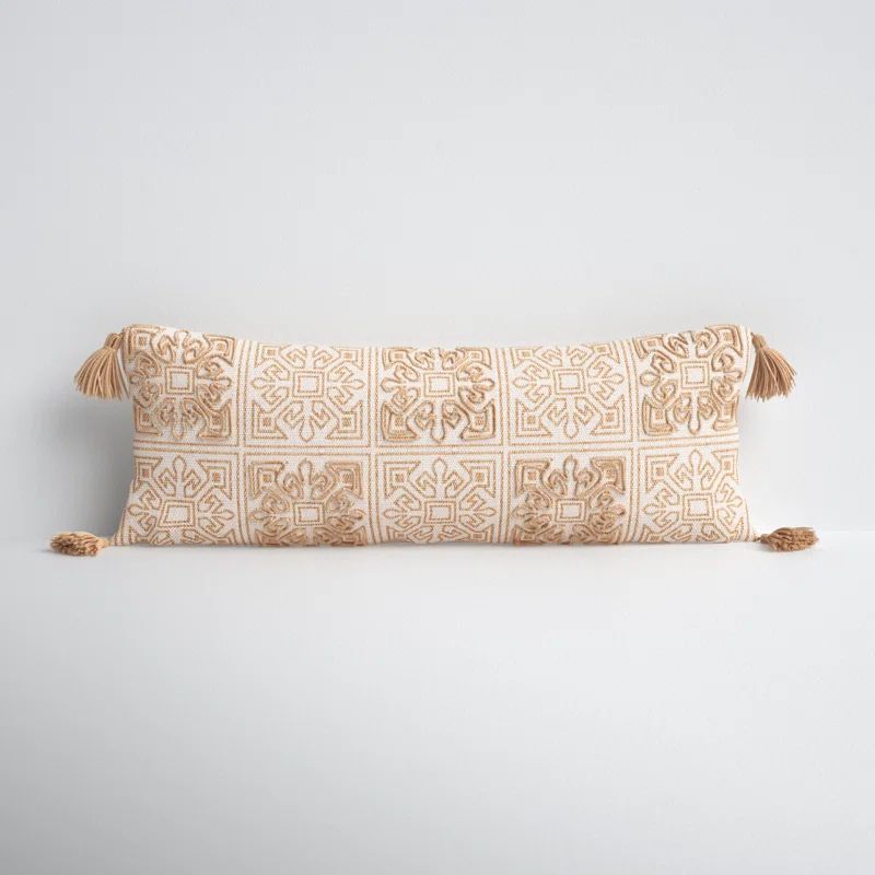 Chloe 100% Cotton Lumbar Rectangular Pillow | Wayfair North America
