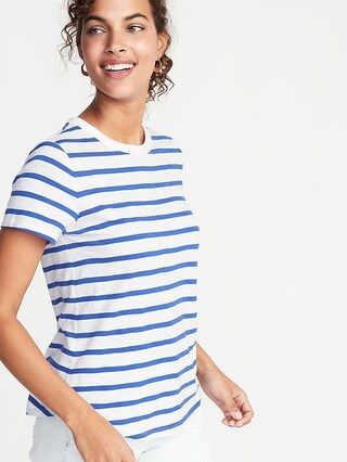 EveryWear Striped Slub-Knit Tee for Women | Old Navy US
