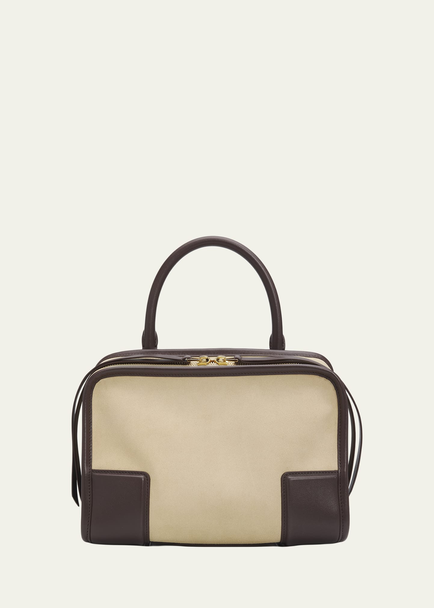 Loewe Amazona 180 Top-Handle Bag in Suede & Leather | Bergdorf Goodman