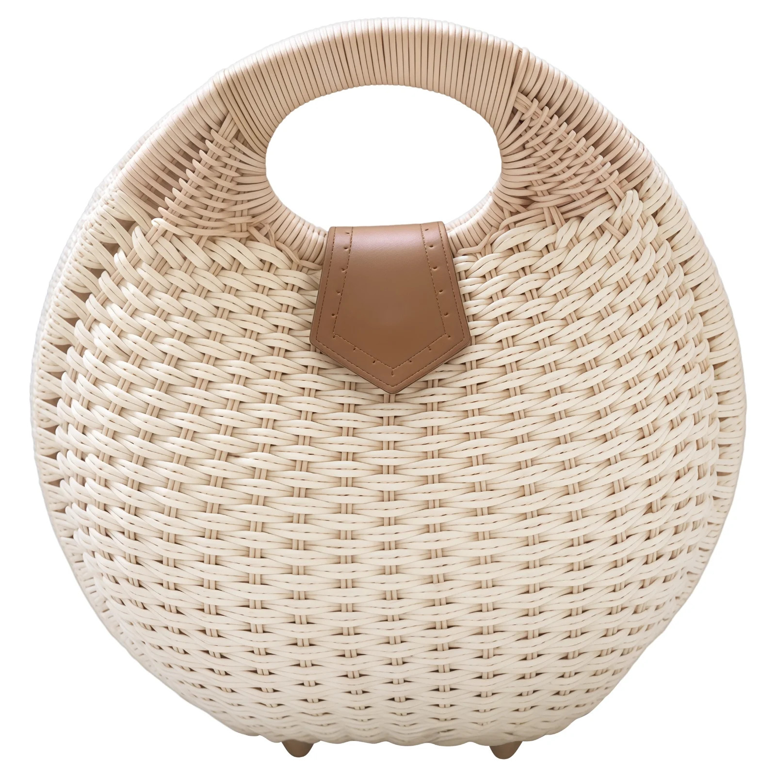 Women's Fashion Beach Handbag, Handwoven Straw Tote Bag with Clasp, Small and Stylish, Suitable f... | Walmart (US)