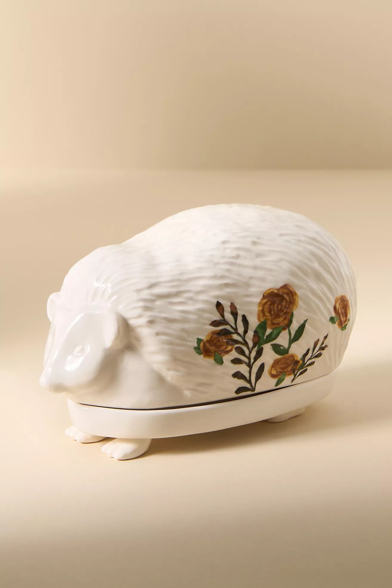 Nathalie Lete Marais Hedgehog Butter Dish | Anthropologie (US)