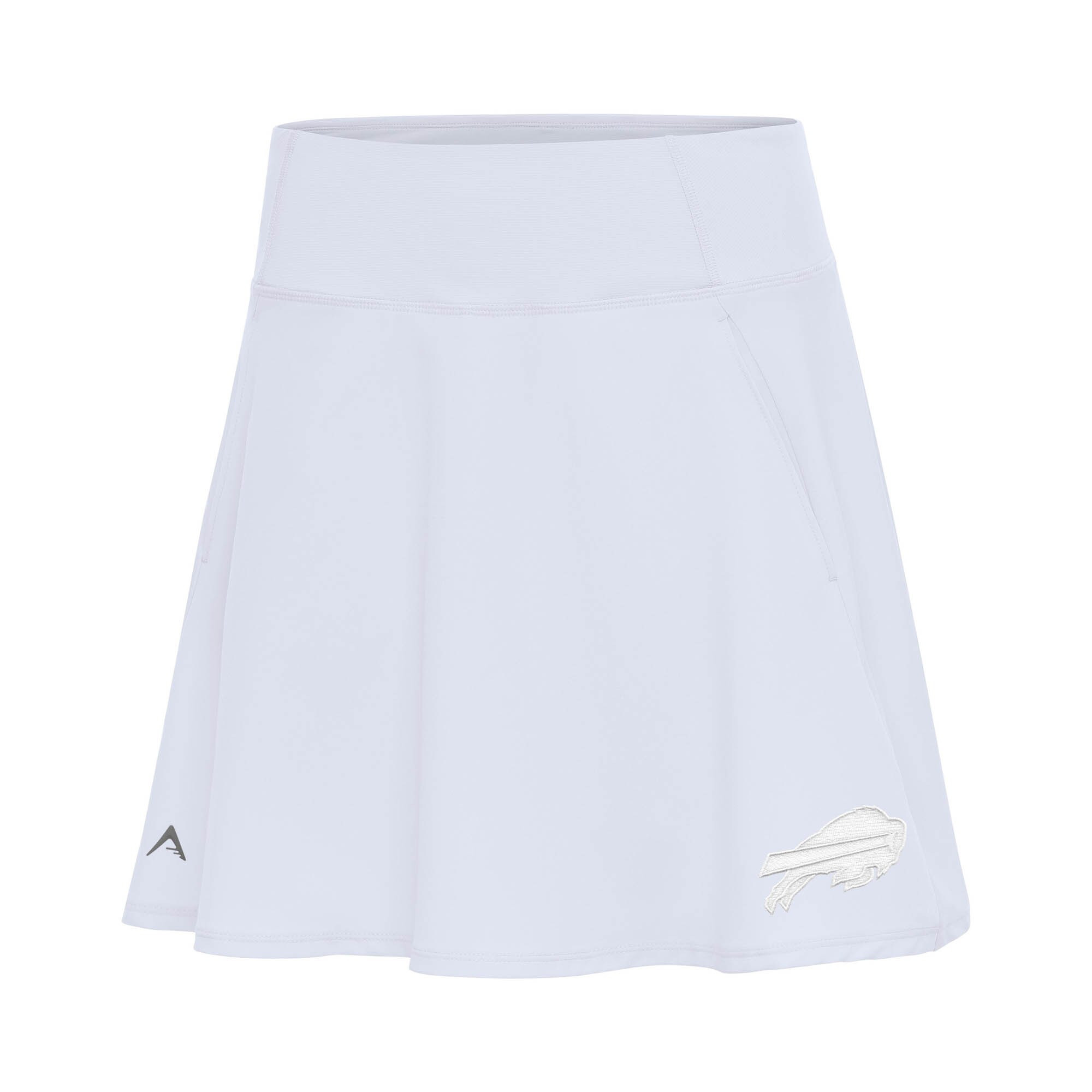 Women's Buffalo Bills Antigua White White Logo Chip Skort | NFL Shop