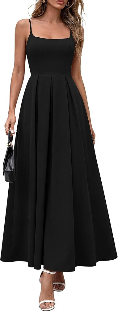 PRETTYGARDEN Cocktail Dresses for Women 2026 Spring Elegant Ruffle A Line Long Flowy Summer Forma... | Amazon (US)