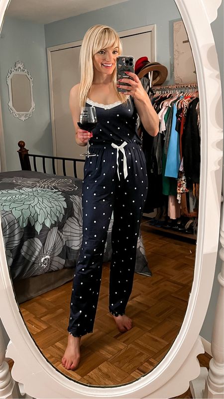 Loving this polka dot pajama set from my Amazon try on - save 10% with my promo code 103JGQZE. Expires 2/28! - pajamas - pjs - pj set - Amazon promo code - Amazon promo codes - Amazon Fashion - Amazon deals - Amazon finds 

#LTKunder50 #LTKsalealert #LTKSeasonal