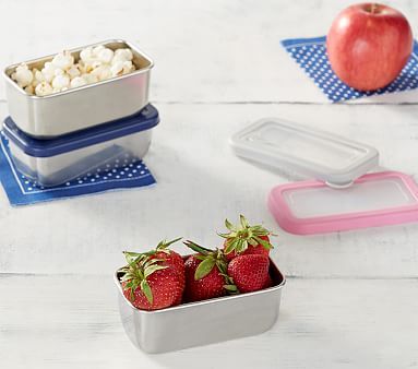 Spencer Stainless Medium Food Container | Pottery Barn Kids