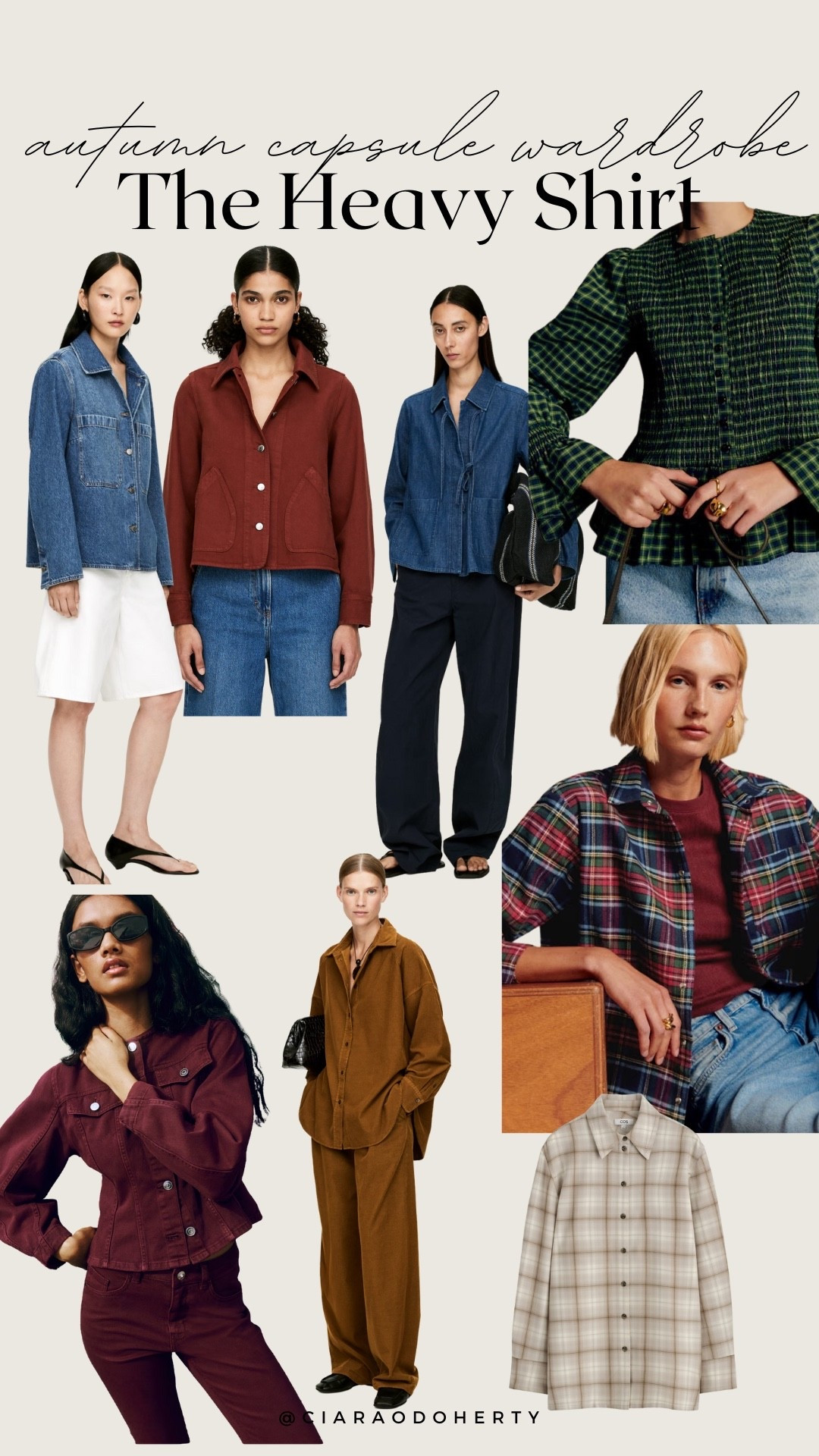 Autumn Capsule Wardrobe: The Heavy Shirt 
Denim, Corduroy, Plaid

#LTKeurope #LTKautumn #LTKireland