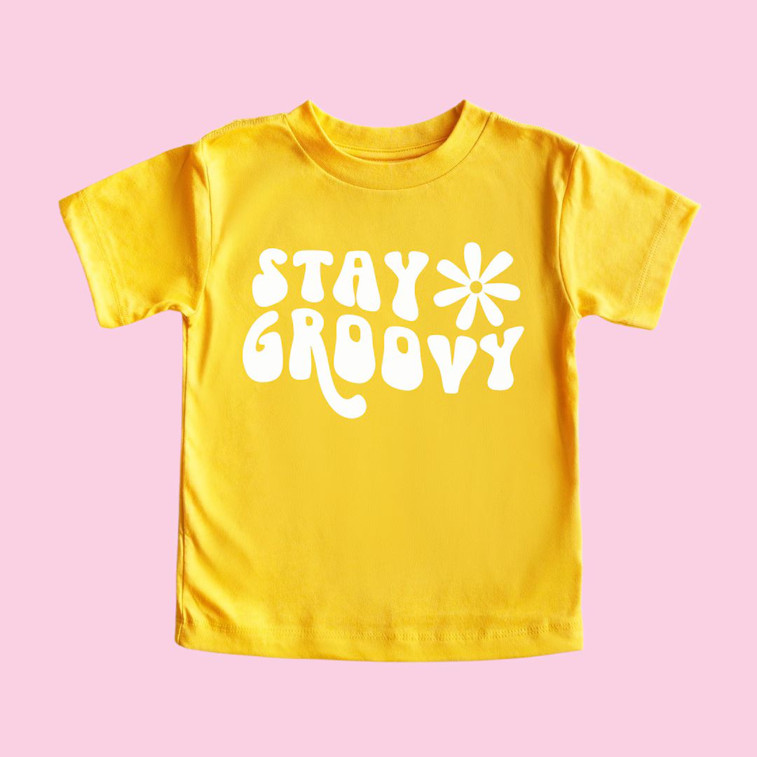 Stay Groovy Toddler Shirt, Kid Graphic Shirt, Toddler Shirt, Spring Toddler Shirt, Flower Child, ... | Etsy (US)