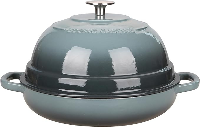 Enameled Cast Iron Dutch Oven Pot with Lid, Round Bread Oven for Homemade Sourdough Bread Baking,... | Amazon (US)