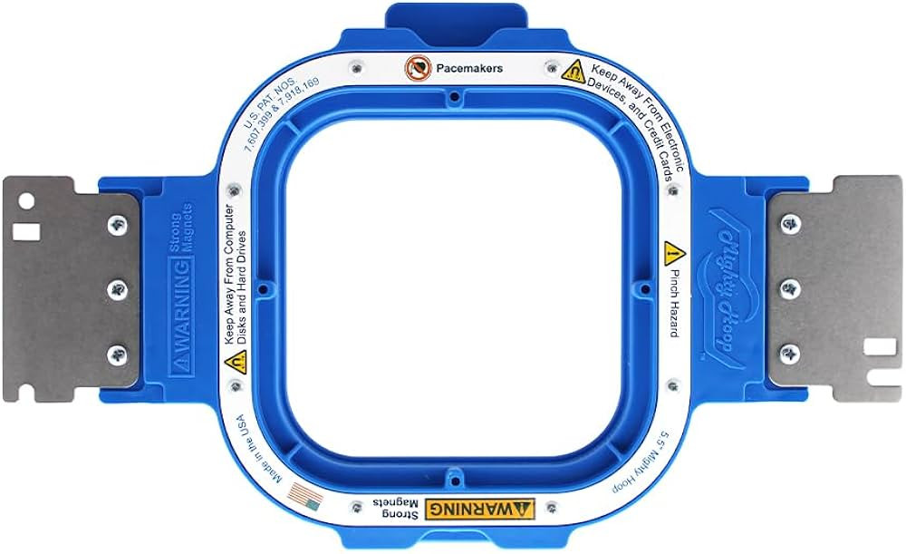 Mighty Hoop 5.5" Magnetic Hoops Embroidery Hoops for BAi Commercial Embroidery Machines | Amazon (US)