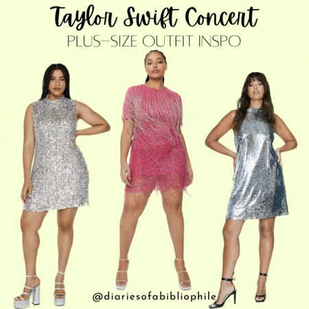 Plus-size Taylor Swift concert outfits 

Plus-size concert dress, plus-size Taylor Swift concert outfit, fringe dress, sequin dress, sparkle dress, Eras tour outfit, Eras tour dress

#LTKFestival #LTKsalealert #LTKcurves