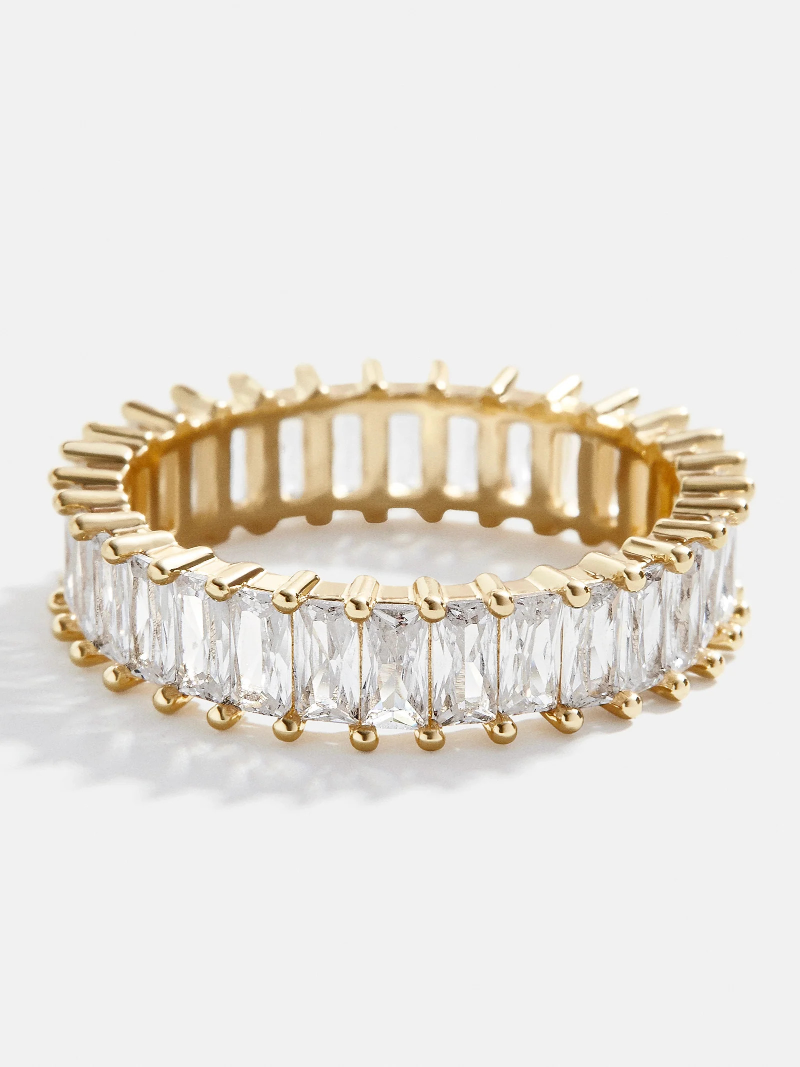 Mini Alidia Cubic Zirconia Ring - Alidia Baguette | BaubleBar