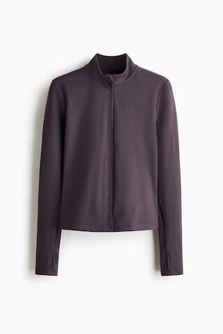 H & M - Activewear Jacket with SoftMove - Plum Purple | H&M (US + CA)