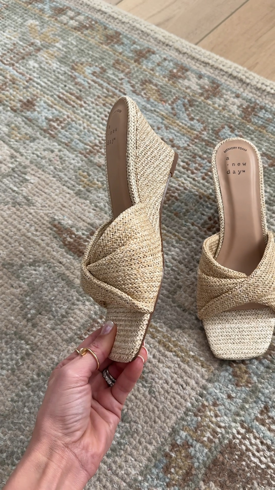 The most gorgeous, neutral wedge! SO comfy and reminds me of the Anthro pair that went viral last year. I’m a true 6.5 and ended up sizing up to a 7 in these! Spring outfit. Spring shoes. Vacation outfit. Resort outfit. Resort wear. Vacation shoes. 

#LTKTravel #LTKootd #LTKgrwm