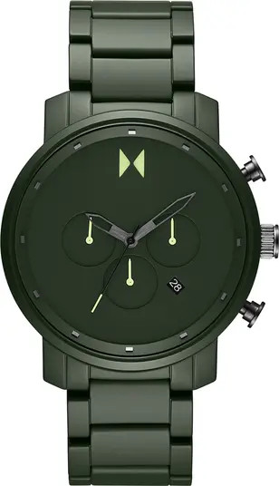 MVMT Chronograph Ceramic Bracelet Watch, 45mm | Nordstrom | Nordstrom