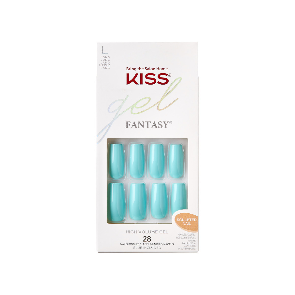 KISS Gel Fantasy Sculpted Nails - Sun Shine | KISS, imPRESS, JOAH