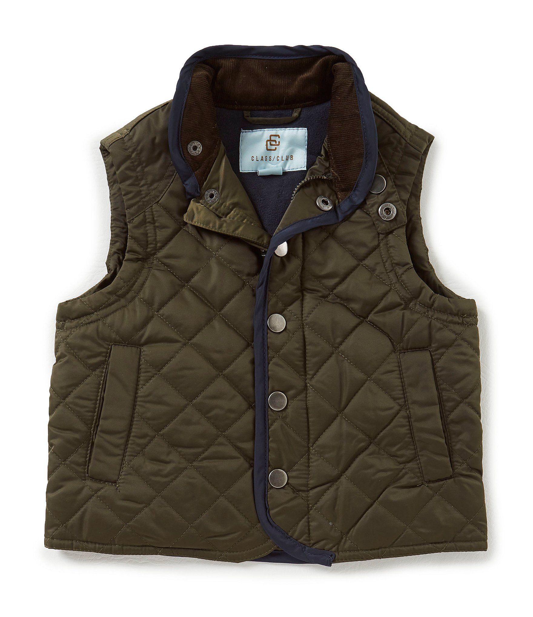 Class Club Little Boys 2T-7 Quilted Nylon Vest | Dillards Inc.