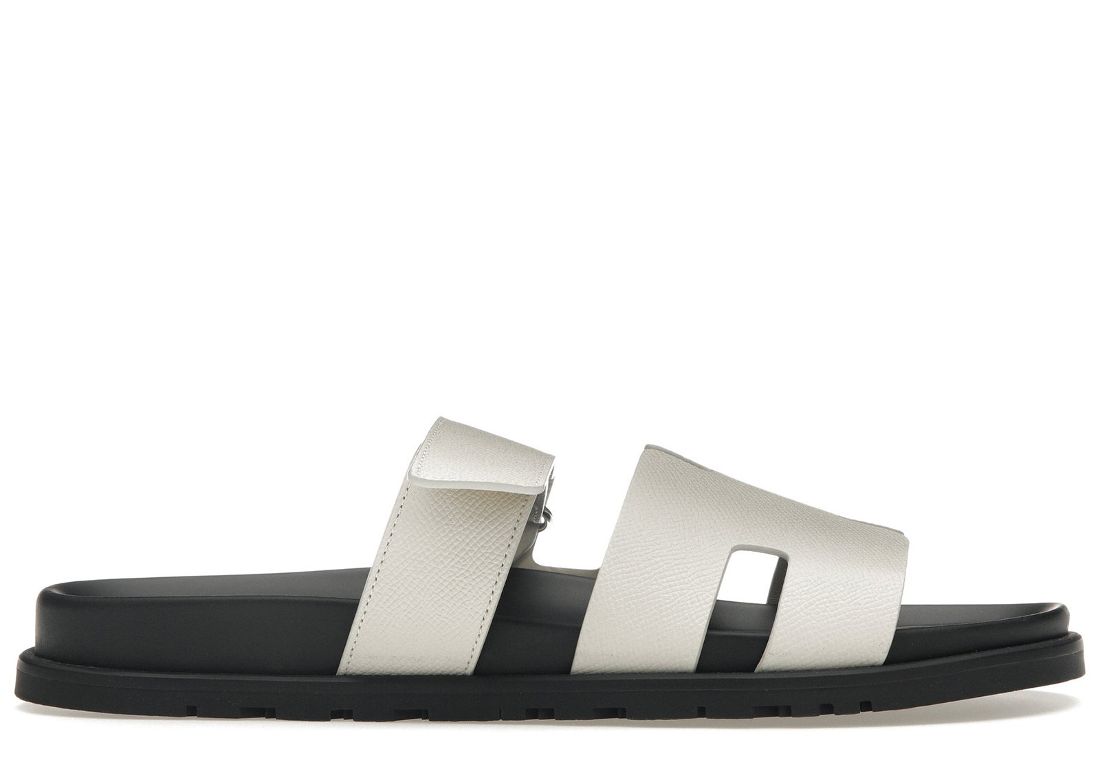 Hermes Chypre Sandal Blanc Epsom Leather (M) | StockX