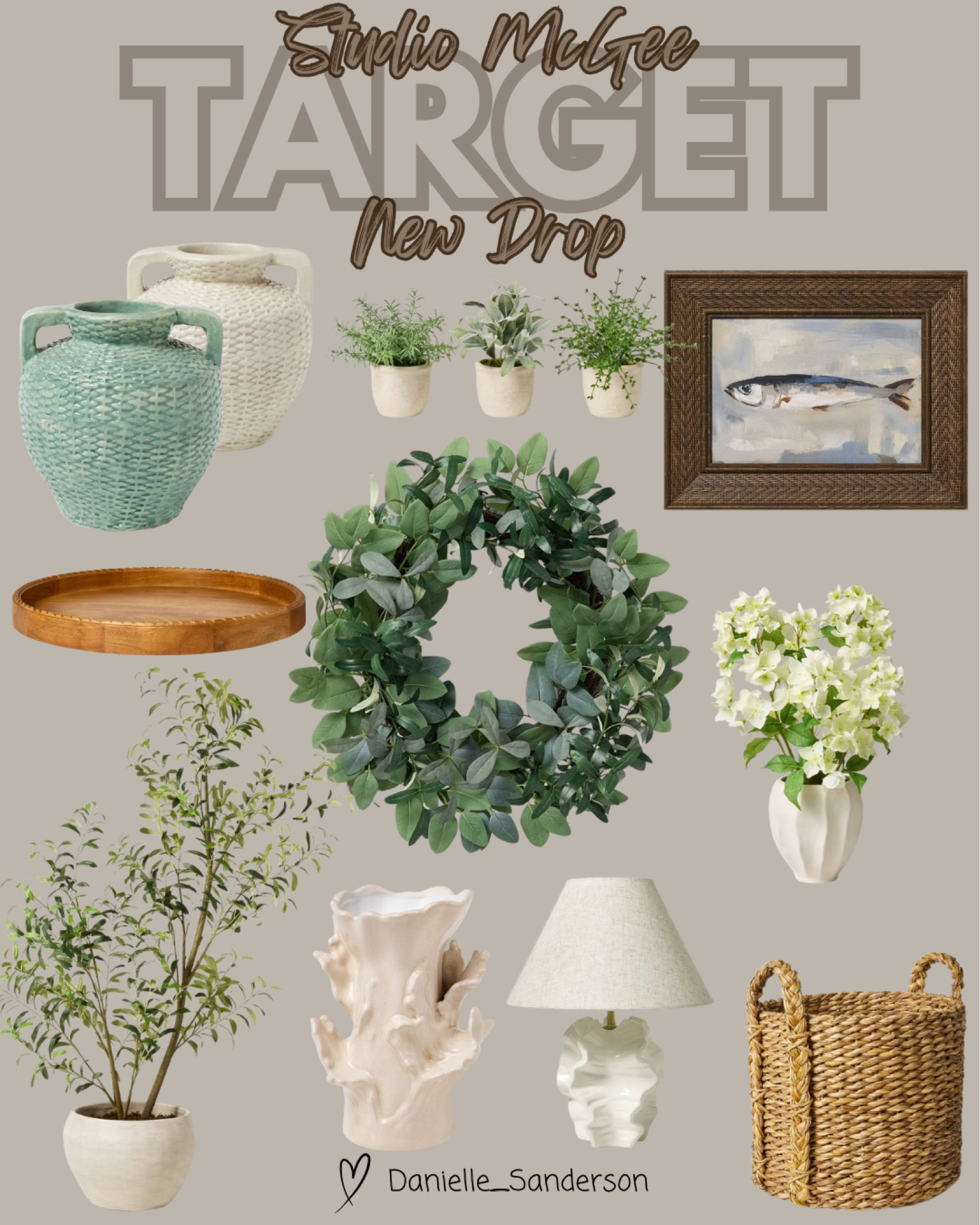 🚨 Studio McGee x Target NEW DROP 🚨
The latest Studio McGee for Target home decor collection goes live 12/28 at 2AM CST 🤍 Think neutral vases, faux greenery, woven baskets, wood trays, lamps, and designer-look decor for less. These pieces will sell out fast — everything is linked so you can shop right when it drops.

#StudioMcGee #TargetHome #TargetFinds #TargetHomeDecor #NewTargetDrop #NeutralHomeDecor #ModernOrganic #SpringHomeDecor #DesignerLookForLess #HomeDecorFinds

#LTKHome #LTKHome