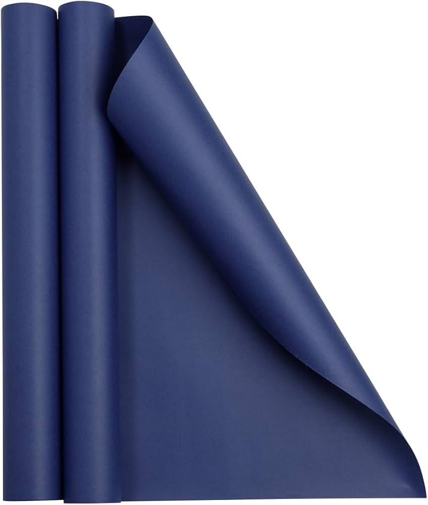JAM Paper Gift Wrap - Matte Wrapping Paper - 52.6 Sq Ft Total (17 in x 18 Ft Each) - Matte Presid... | Amazon (US)