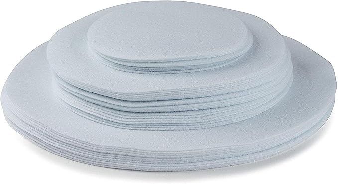 Felt Plate China Storage Dividers Dish Protectors White Extra Large Thick and Premium Soft (White... | Amazon (US)