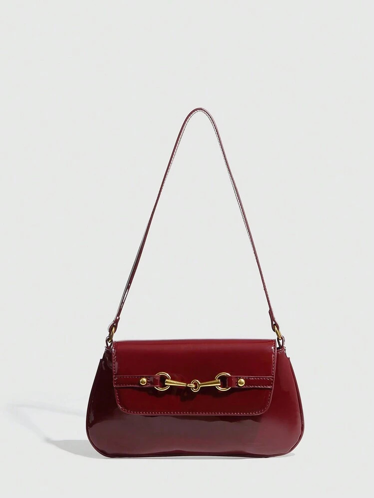 Luxurious & Chic Lock Closure Handbag,Trendy Business Casual Bag For Women, Pefect For Office, Bu... | SHEIN