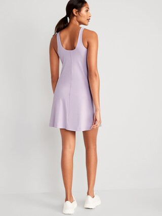 PowerSoft Sleeveless Shelf-Bra Support Dress for Women | Old Navy (US)