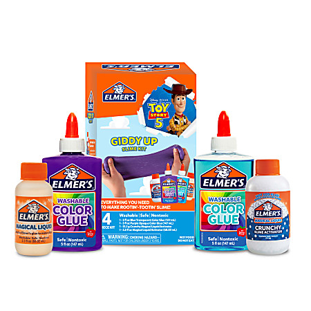 Elmers Giddy Up Slime Kit featuring Toy Story Characters Slime Supplies Color Slime Crunchy Slime... | Office Depot and OfficeMax 