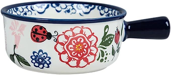 YRHH Soup Bowls with Handles,15 Oz French Onion Bowl, Cereal Bowl,Japanese Breakfast Bowl,Salad B... | Amazon (US)