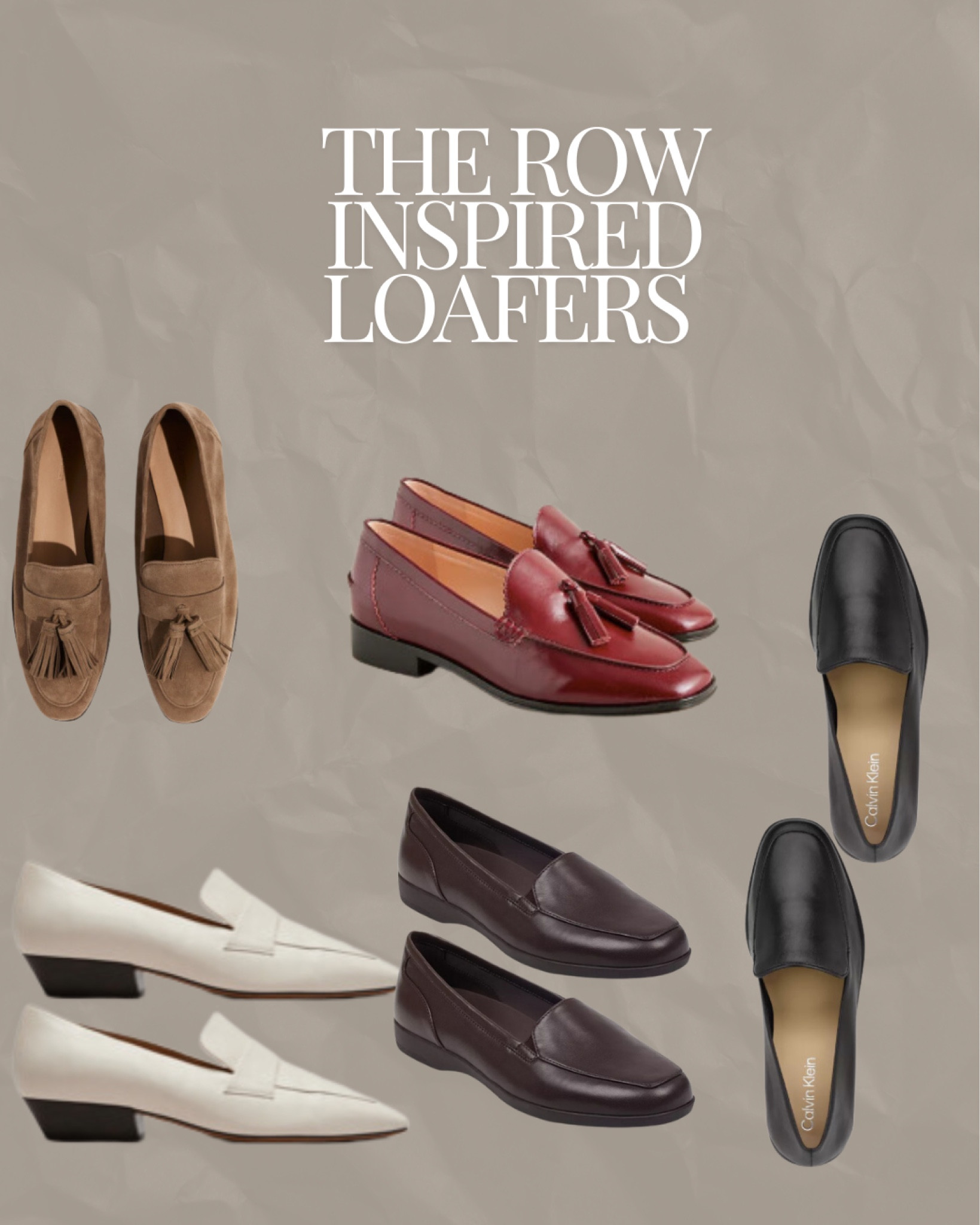 I'm obsessed with The Row aesthetics. These loafers will give you the look  

#LTKStyleTip #LTKShoeCrush #LTKWorkwear