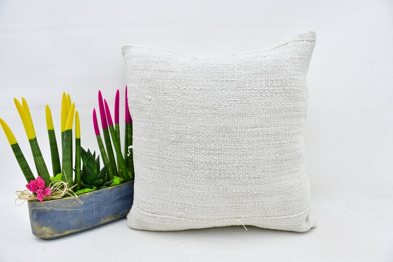 kilim pillow 20x20 kilim pillow cover, hemp pillow, turkish pillow, natural kilim pillow cover, s... | Etsy (CAD)