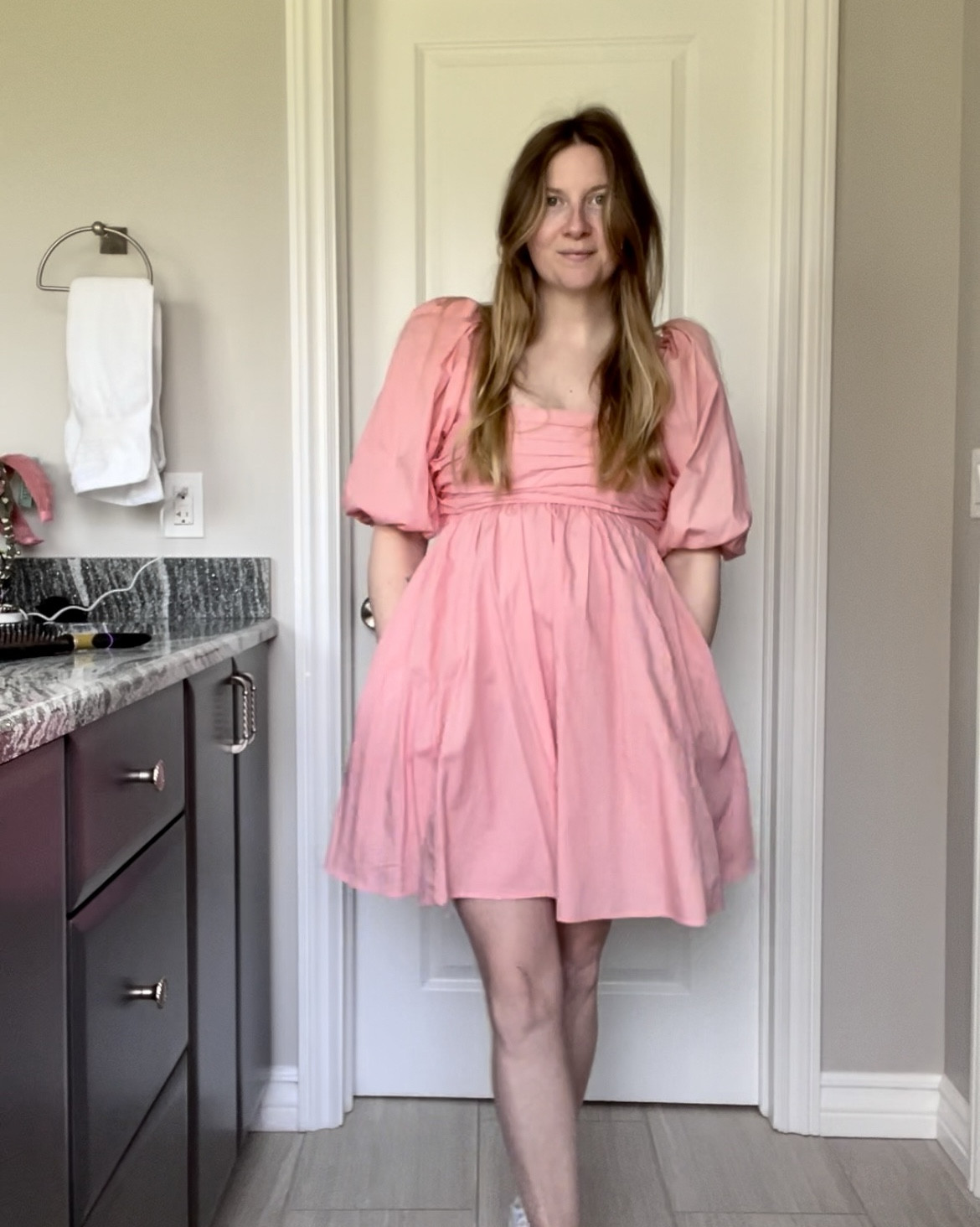 the perfect dress for any occasion, truly! 💖

I am pregnant here and wearing my pre pregnancy size of Small 

#LTKBump #LTKStyleTip #LTKFindsUnder100