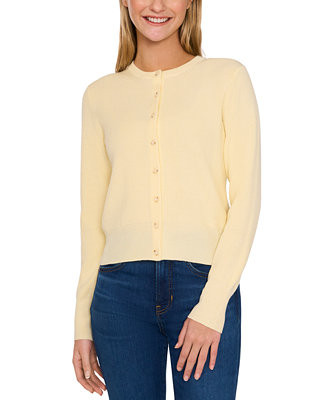 CeCe Women's Button-Front Knit Cardigan - Macy's | Macy's