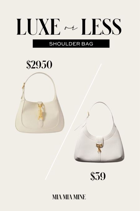 Save or splurge Gucci Jackie bag
H&M white shoulder bag 

#LTKstyletip #LTKfindsunder50 #LTKitbag