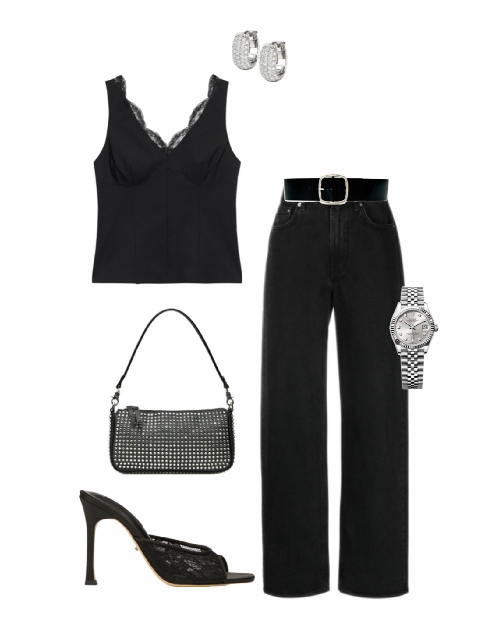 All black outfit, going out outfit, Valentine’s Day outfit, black valentine outfit inspo, date night style  

#LTKValentine