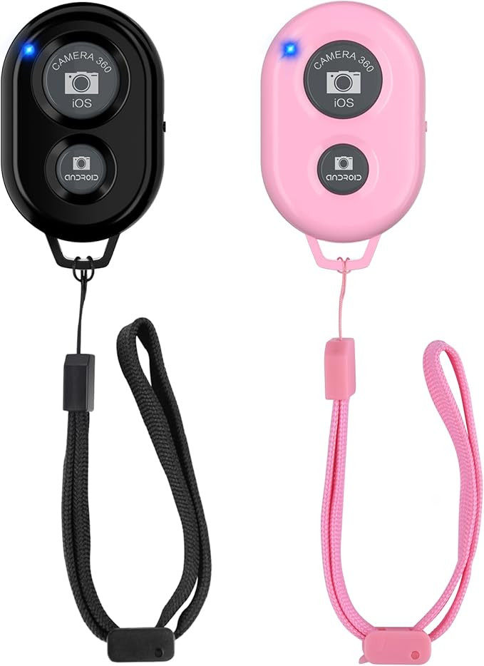 Wireless Camera Remote Shutter for Smartphones (2 Pack), Zttopo Wireless Phone Camera Remote Cont... | Amazon (US)