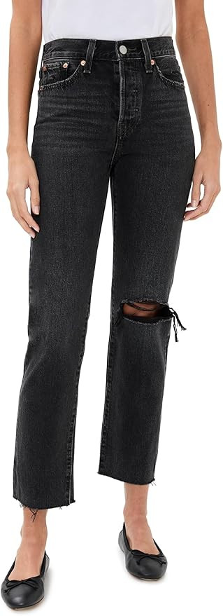 Levi's Women's Premium Wedgie Straight Jeans | Amazon (US)