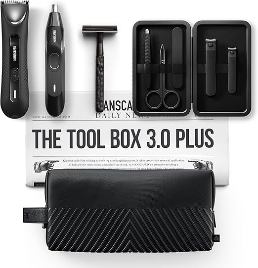 MANSCAPED® Tool Box 3.0 Plus with: The Lawn Mower® 3.0 Plus Groin Hair Groomer, Weed Whacker® ... | Amazon (US)