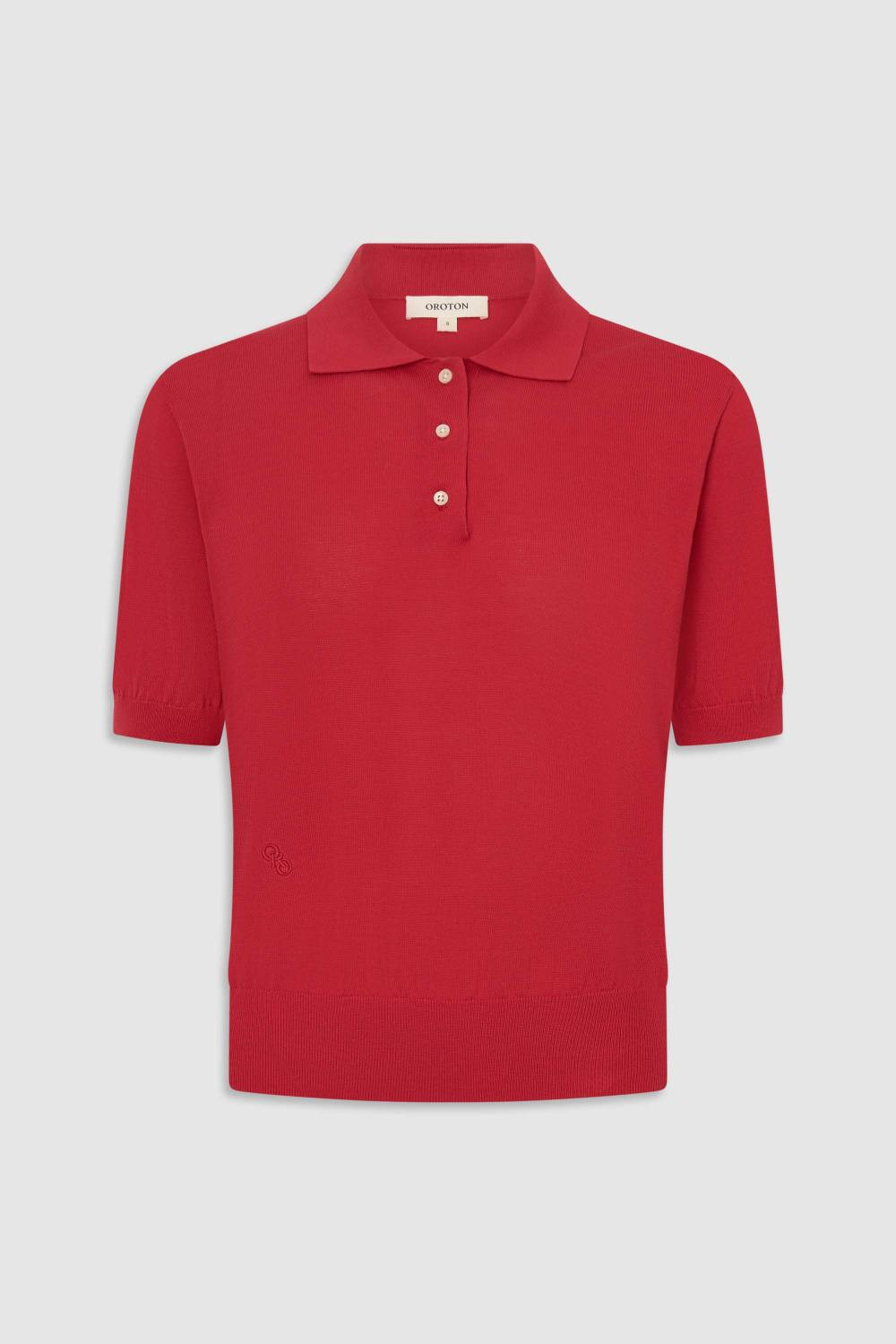 Short Sleeve Knit Polo | Oroton