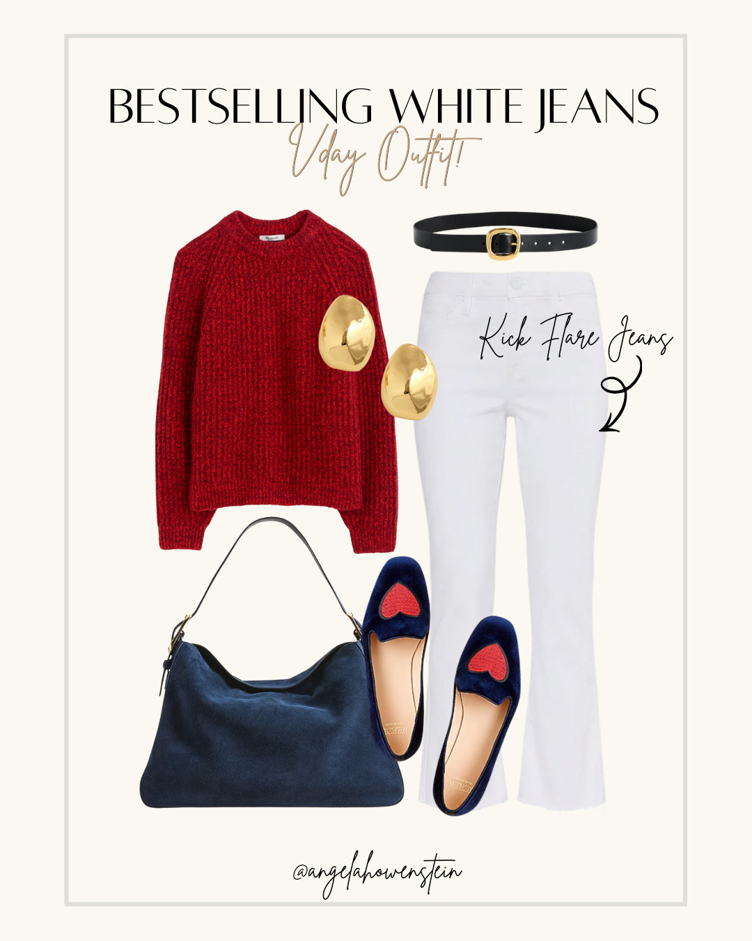 A refined take on everyday dressing—our bestselling white kick flare jeans, styled with timeless layers and thoughtful details. 

#BestsellerStyle #WhiteJeansEdit #KickFlareJeans #ModernClassic #ElevatedBasics #QuietLuxury #EverydayElegance #TimelessWardrobe
 

 #LTKValentine #LTKootd #LTKBeauty