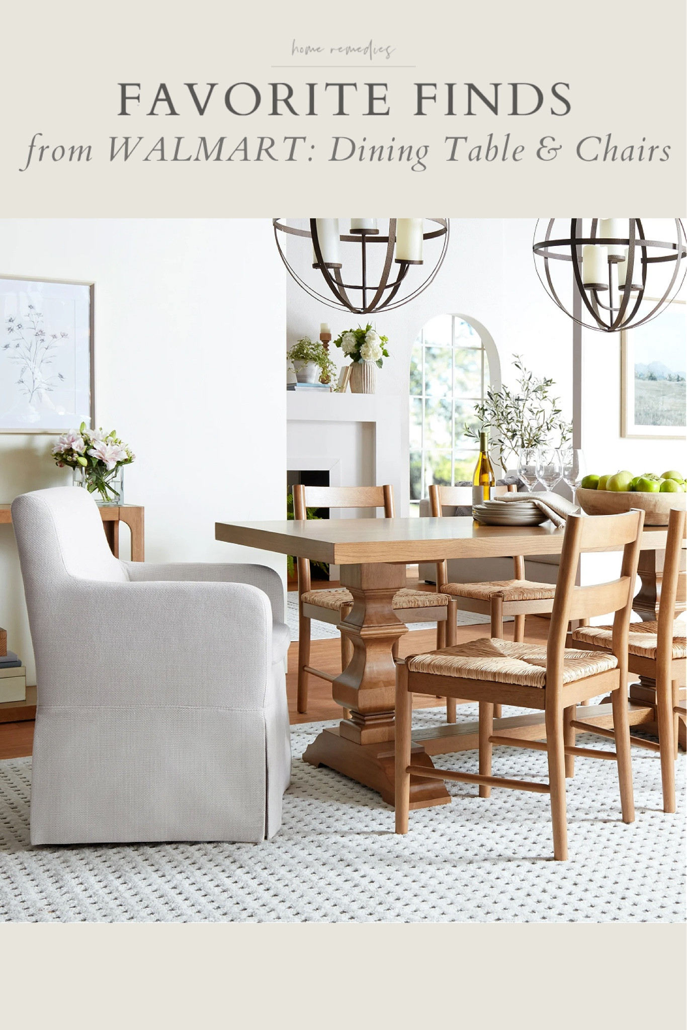 Now available for preorder - the prettiest, budget friendly dining table and chairs! These will go fast; grab them while you can!

#LTKStyleTip #LTKHome #LTKSeasonal