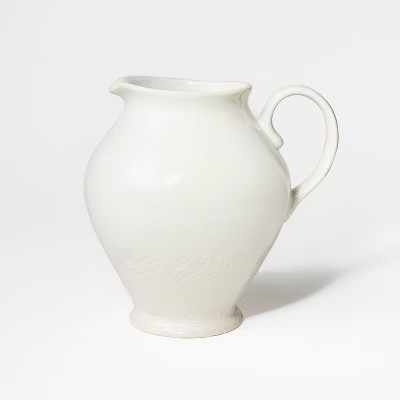 Stoneware Beverage Server Cream - Threshold™ designed with Studio McGee | Target