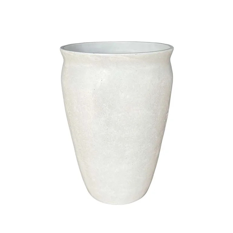 Better Homes & Gardens 14inch Hawthorn Planter Gypsum with Modern Design for Indoor Outdoor Plant | Walmart (US)